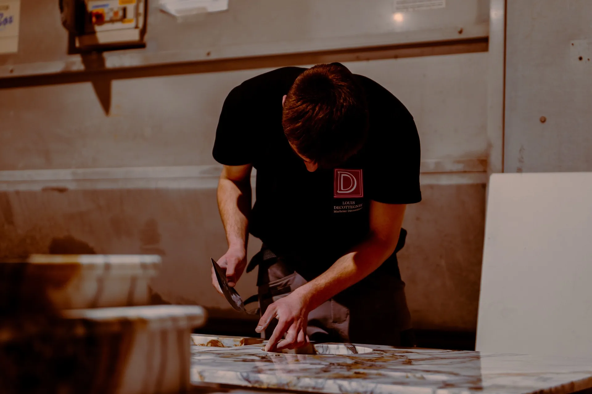 Marbrerie Decottegnie — Branding + Web + Vidéo aperçu 2